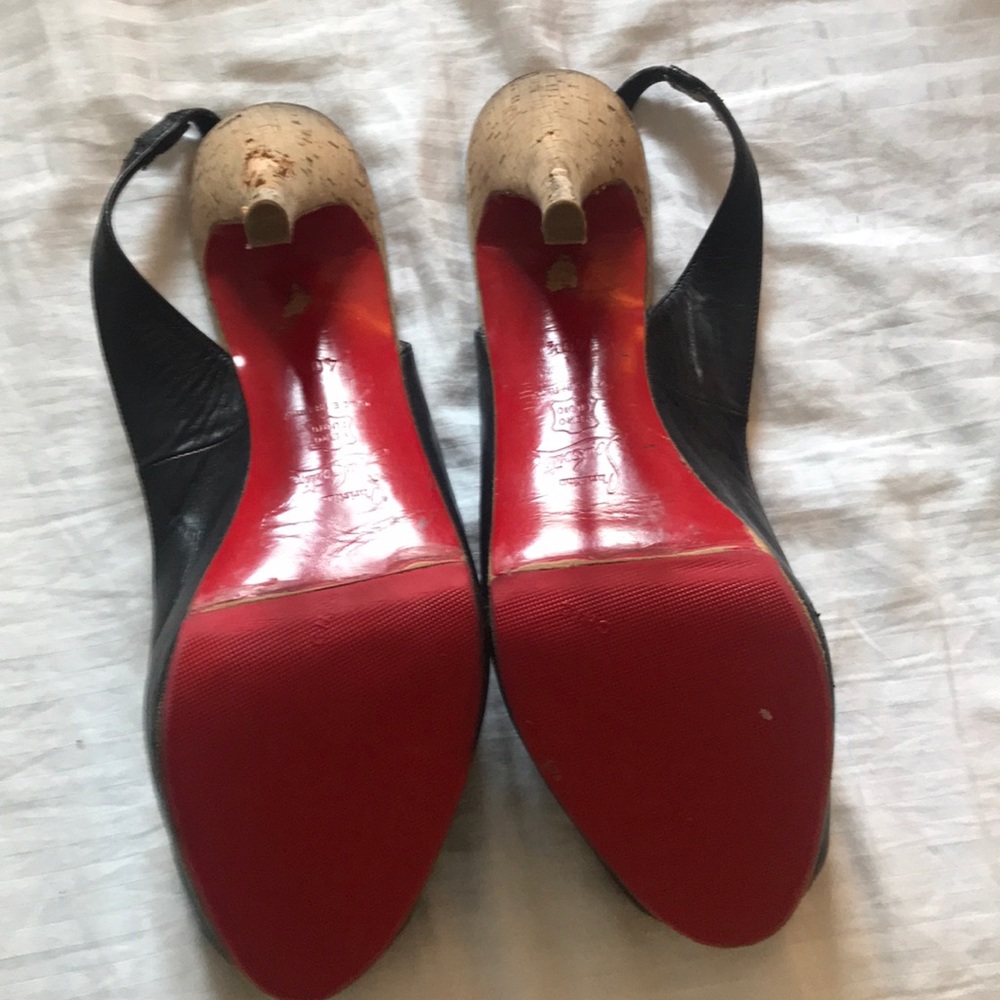 Christian Loubutin cork heels